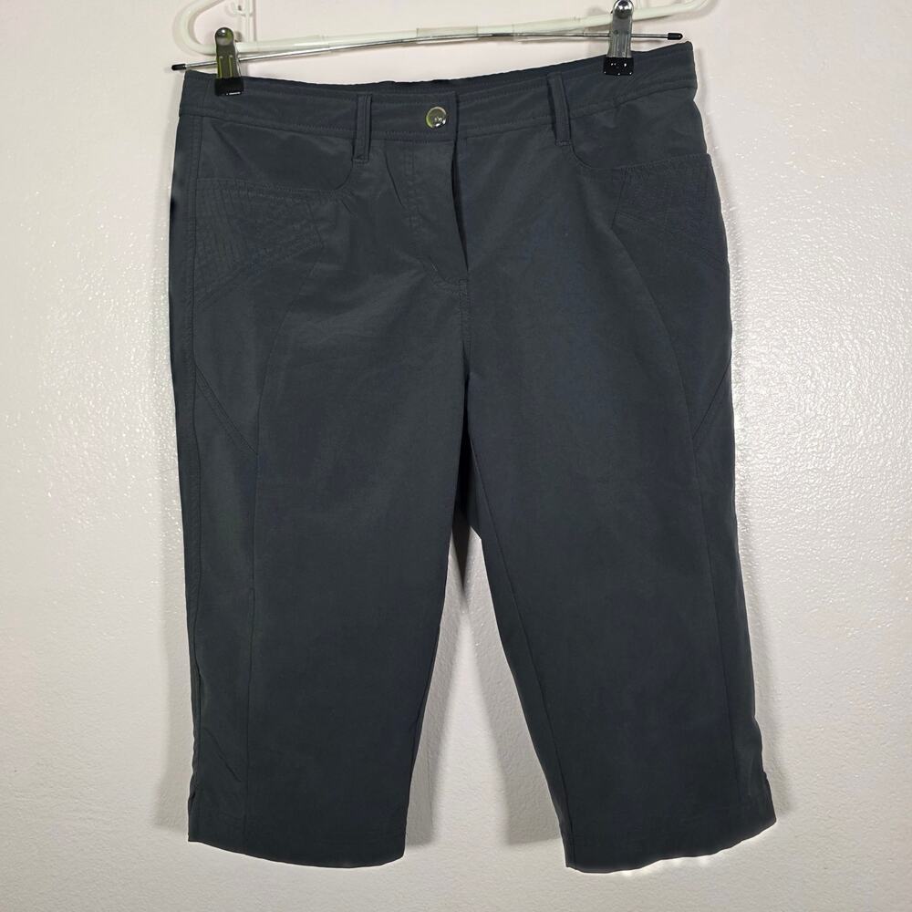 NVO by Lancetti Dark Navy Blue Bermuda Shorts Women’s Size 6